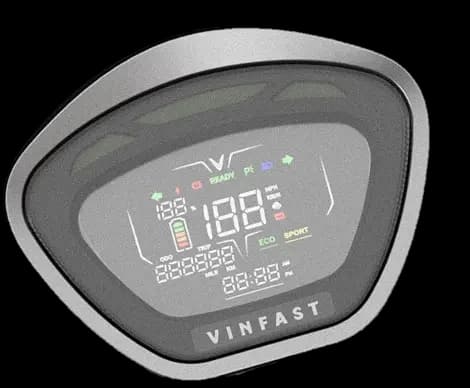 Panel instrumen digital VinFast Evo