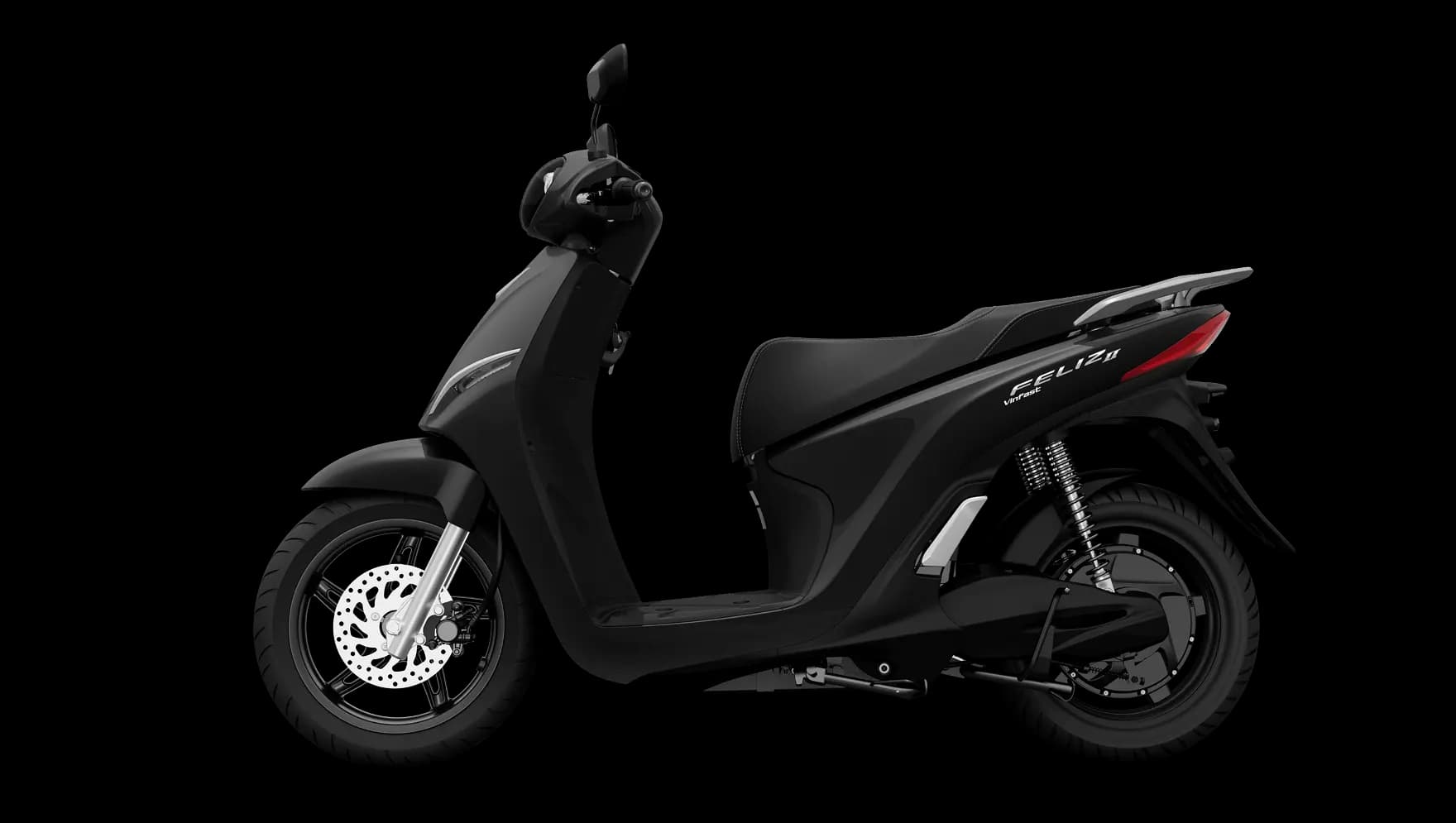 VinFast Feliz II warna hitam