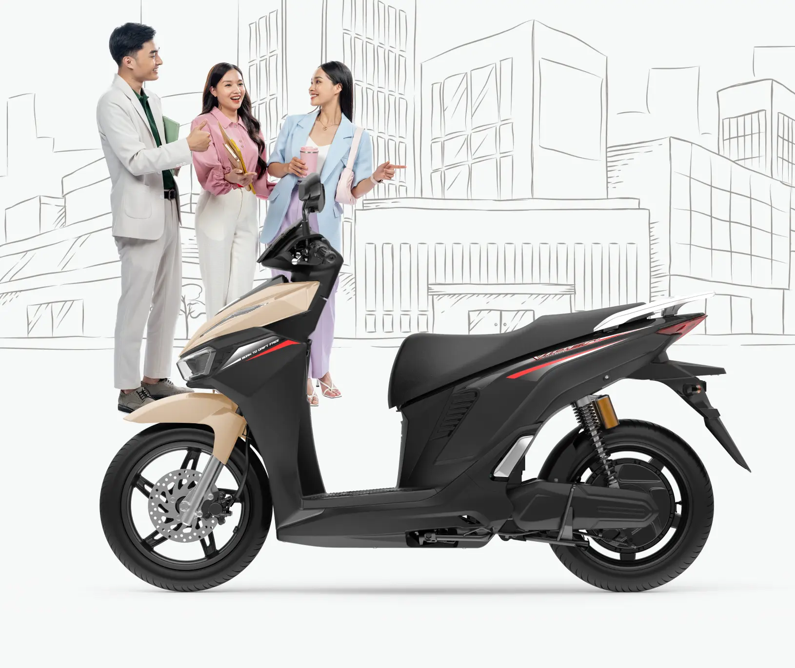 VinFast Viper dikendarai di jalan perkotaan